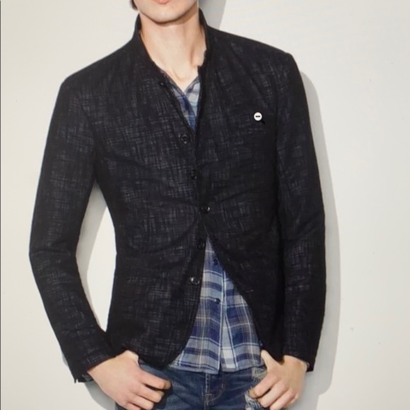 john varvatos multi button jacket